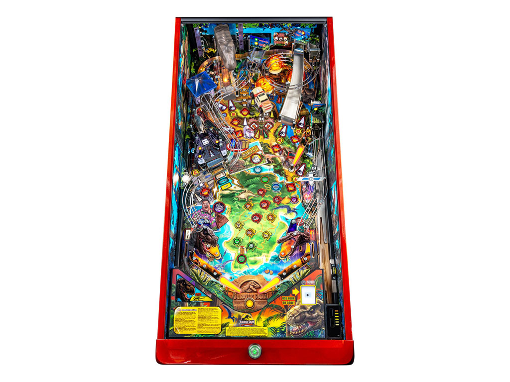 Jurassic Park 30th Anniversary LE Pinball Machine - Playfield Plan
